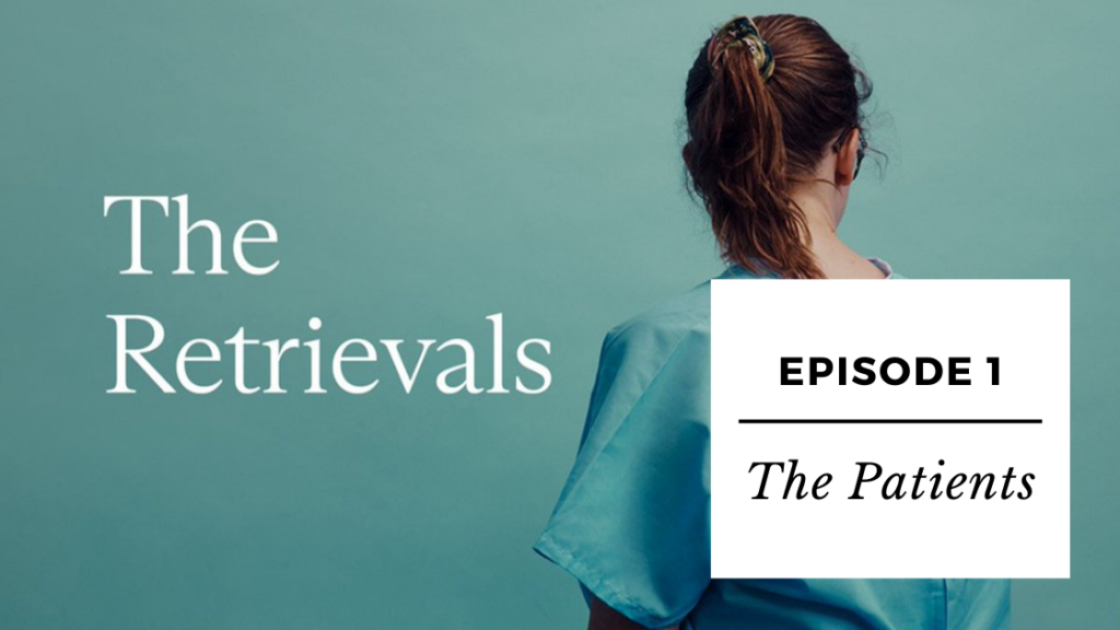 Cover art for The Retrievals podcast, episode 1